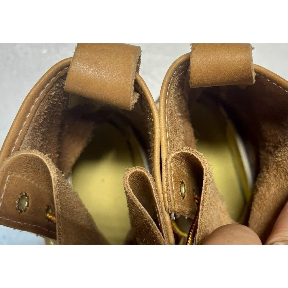 LL Bean Boots Ducks Boots Leather Waterproof Brown Mine Made Vintage Classic.